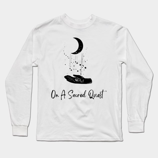 On a sacred quest Long Sleeve T-Shirt by Truly